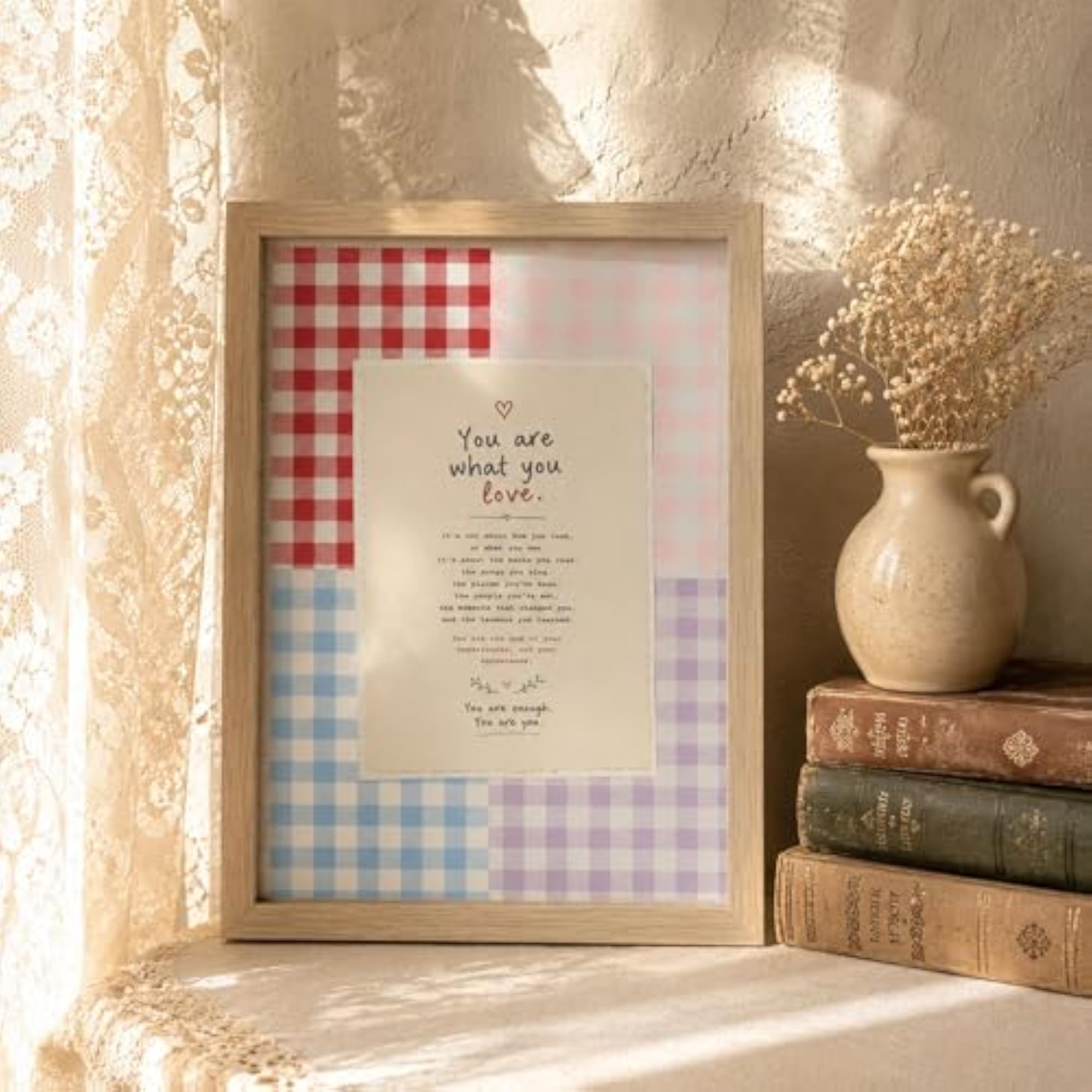 Aesthetic A4 Photo Frame for Wall & Table Display